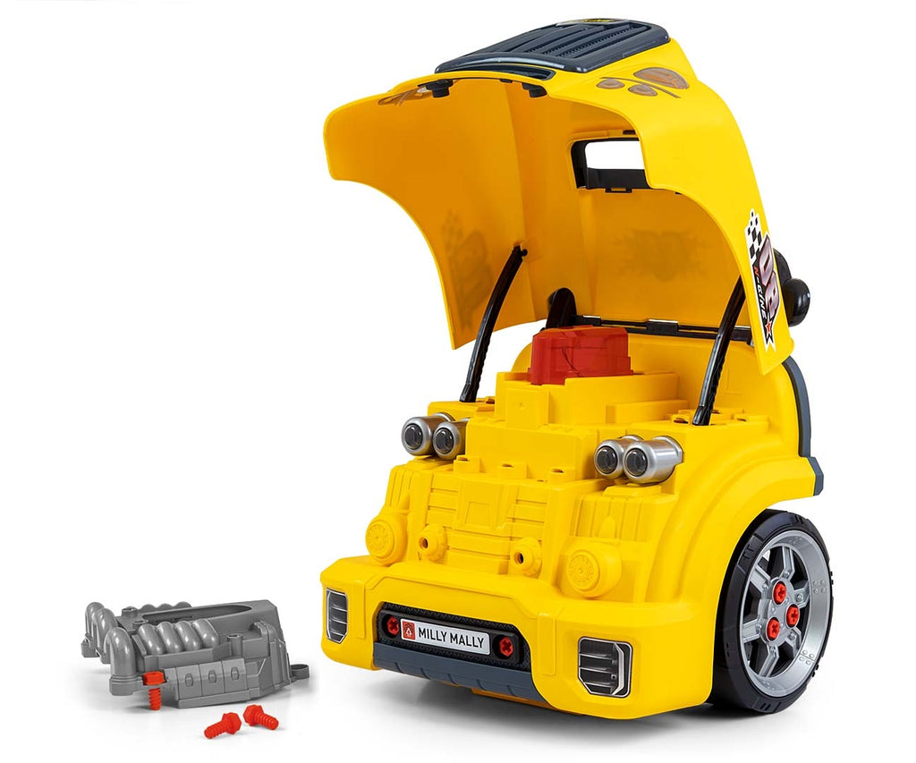 Milly Mally N-GINE szétszerelhető játék motor – Sárga