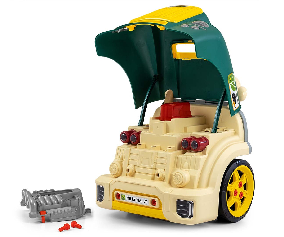 Milly Mally N-GINE szétszerelhető játékmotor – Zöld