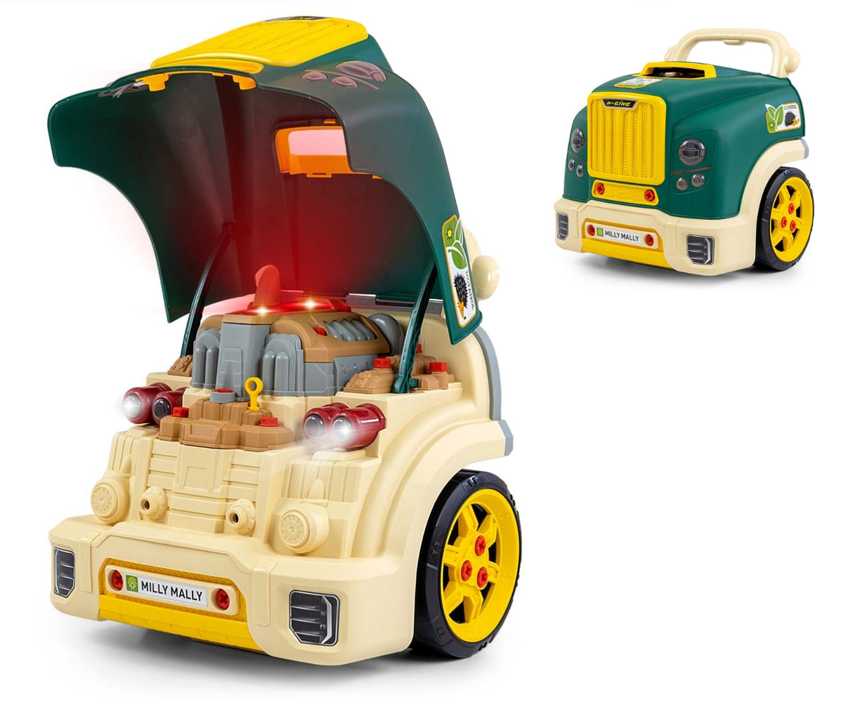 Milly Mally N-GINE szétszerelhető játékmotor – Zöld