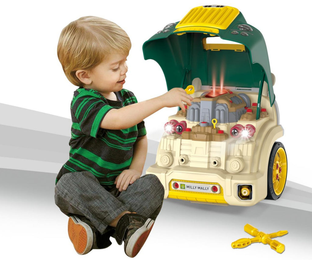 Milly Mally N-GINE szétszerelhető játékmotor – Zöld