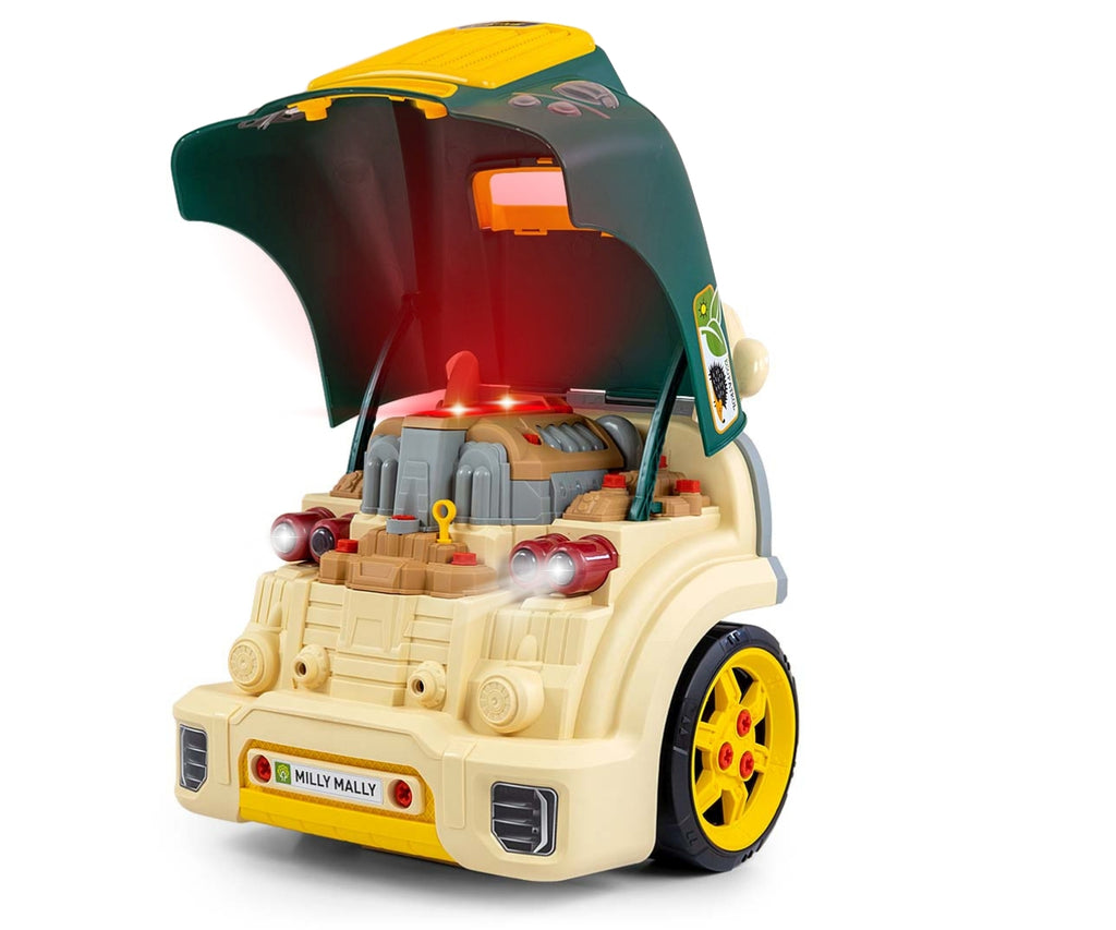 Milly Mally N-GINE szétszerelhető játékmotor – Zöld