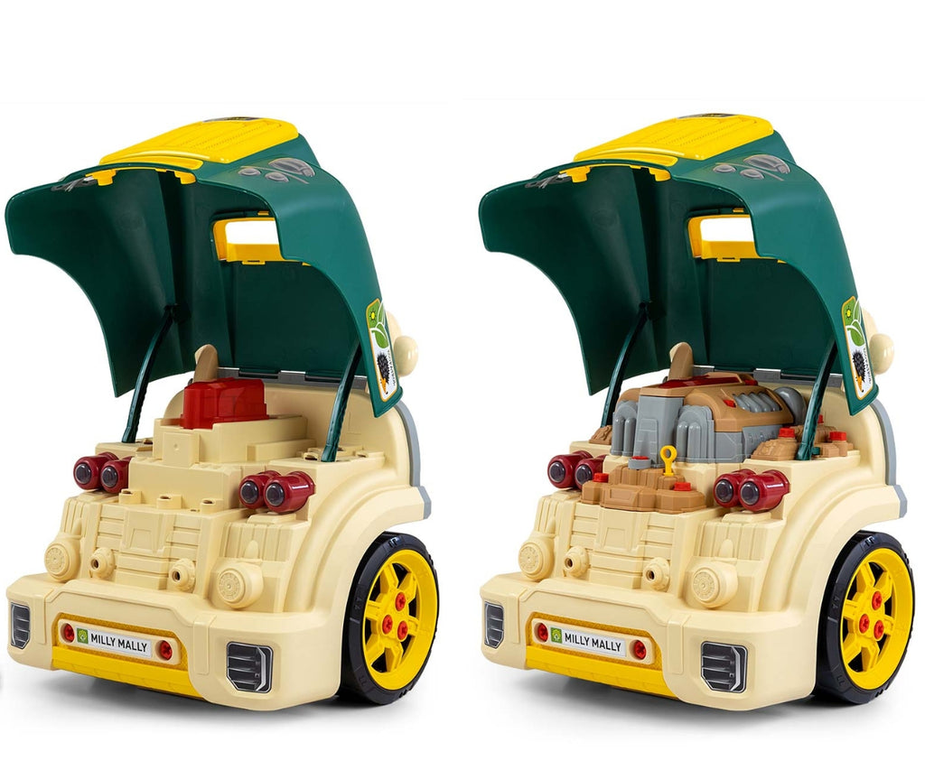 Milly Mally N-GINE szétszerelhető játékmotor – Zöld