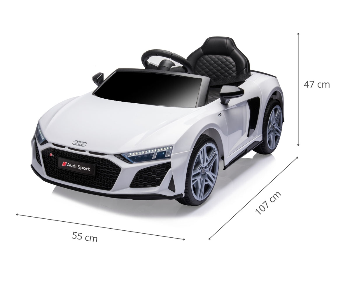 MILLY MALLY Audi R8 Spyder elektromos kisautó – Fehér