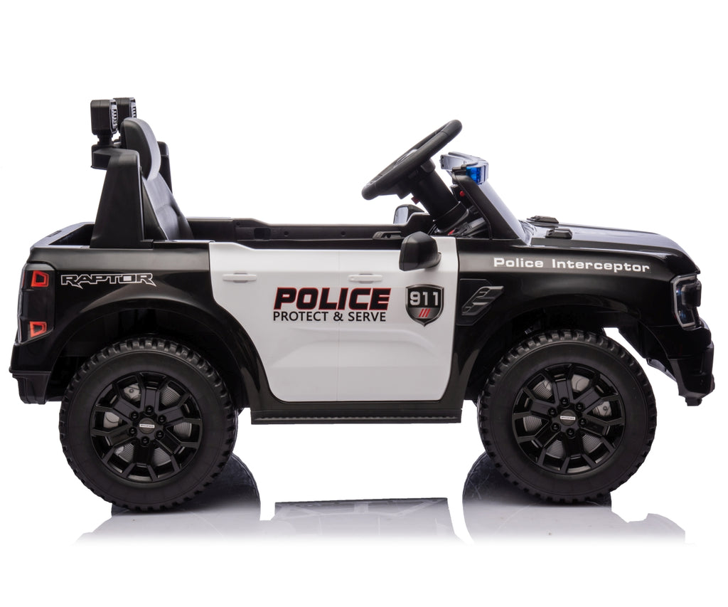 Milly Mally Ford Ranger Police elektromos rendőrautó – Fekete