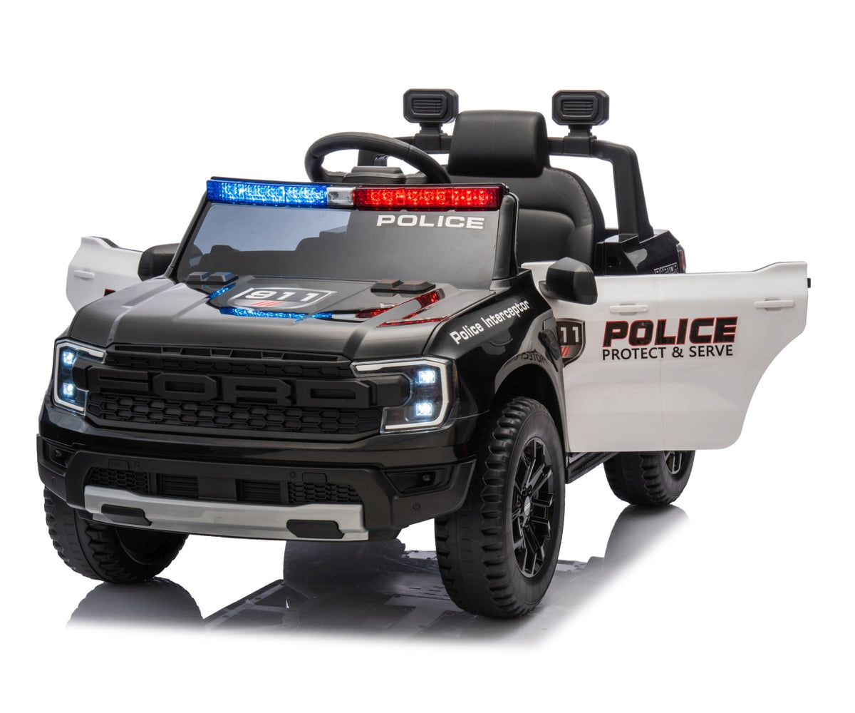 Milly Mally Ford Ranger Police elektromos rendőrautó – Fekete