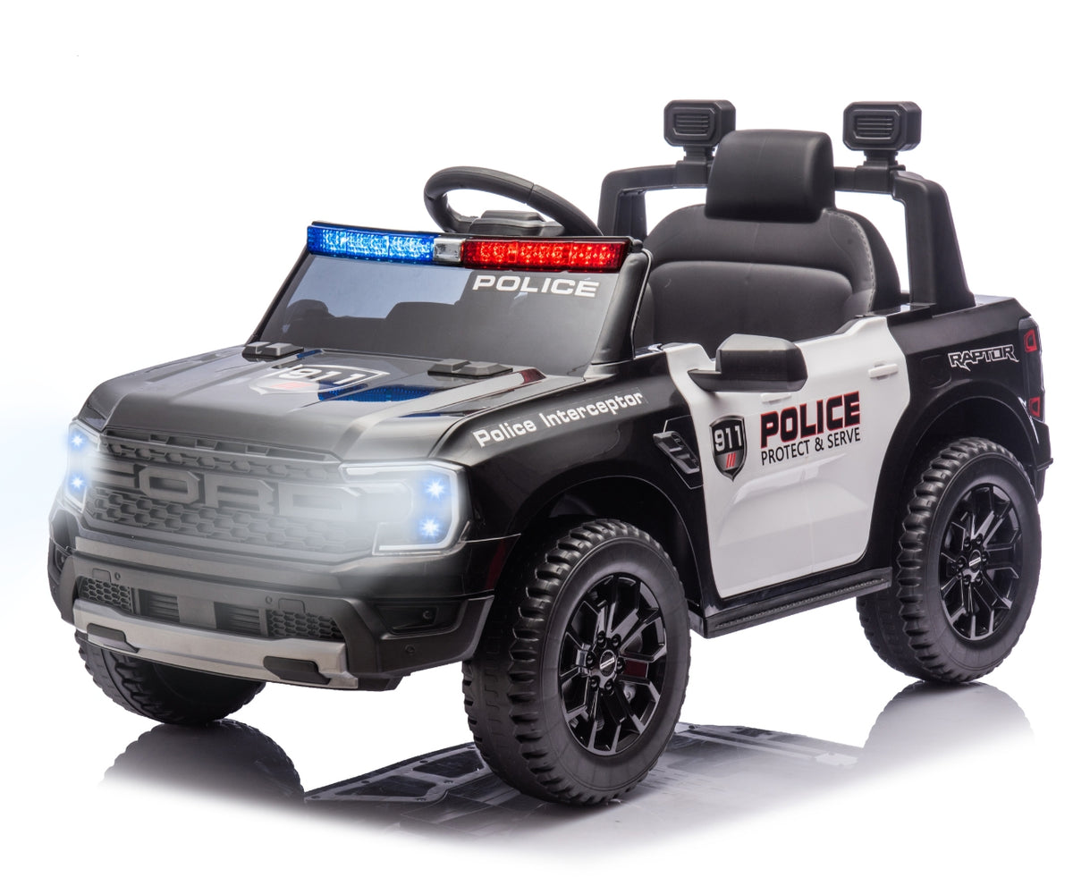 Milly Mally Ford Ranger Police elektromos rendőrautó – Fekete