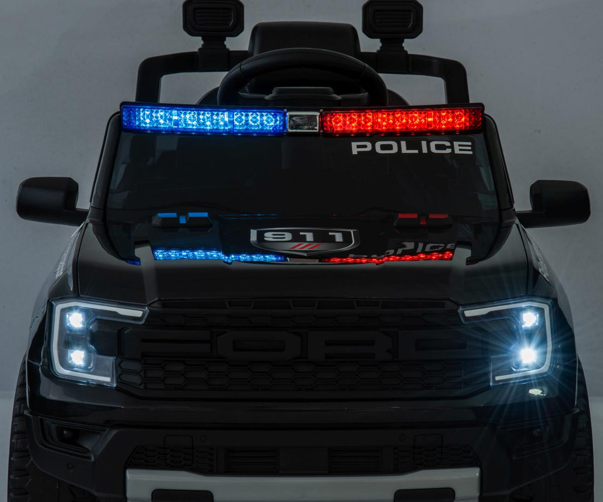 Milly Mally Ford Ranger Police elektromos rendőrautó – Fekete