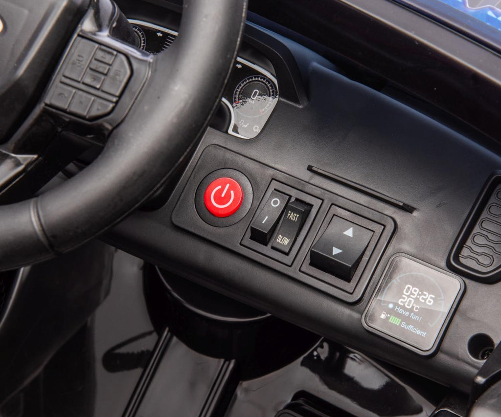 Milly Mally Ford Ranger Police elektromos rendőrautó – Fekete
