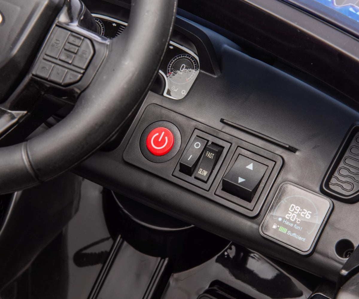 Milly Mally Ford Ranger Police elektromos rendőrautó – Fekete