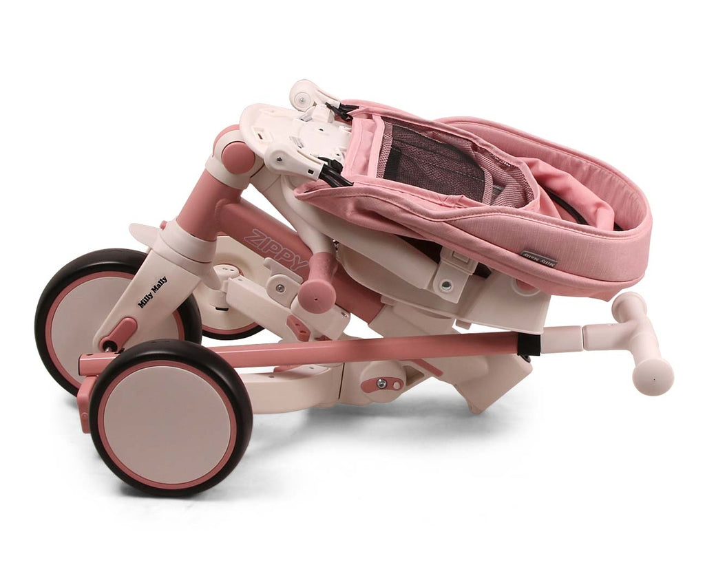 Milly Mally Zippy 5 az 1-ben tricikli – Pink