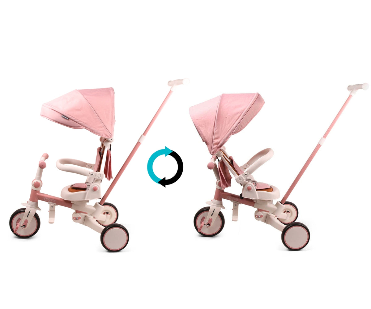 Milly Mally Zippy 5 az 1-ben tricikli – Pink