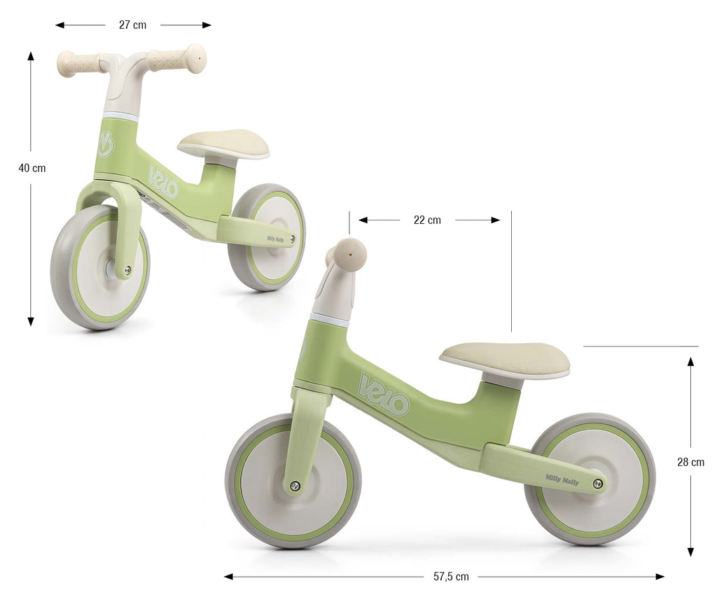 Milly Mally Velo futóbicikli – Zöld