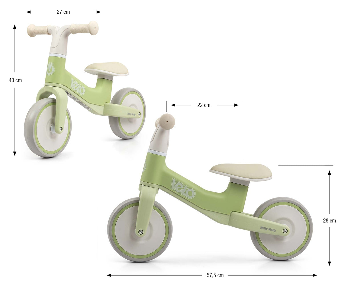 Milly Mally Velo futóbicikli – Zöld