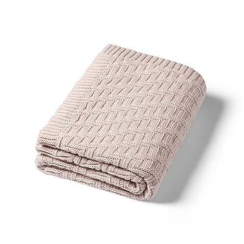 BabyOno kötött pamut babatakaró 75×100 cm bézs