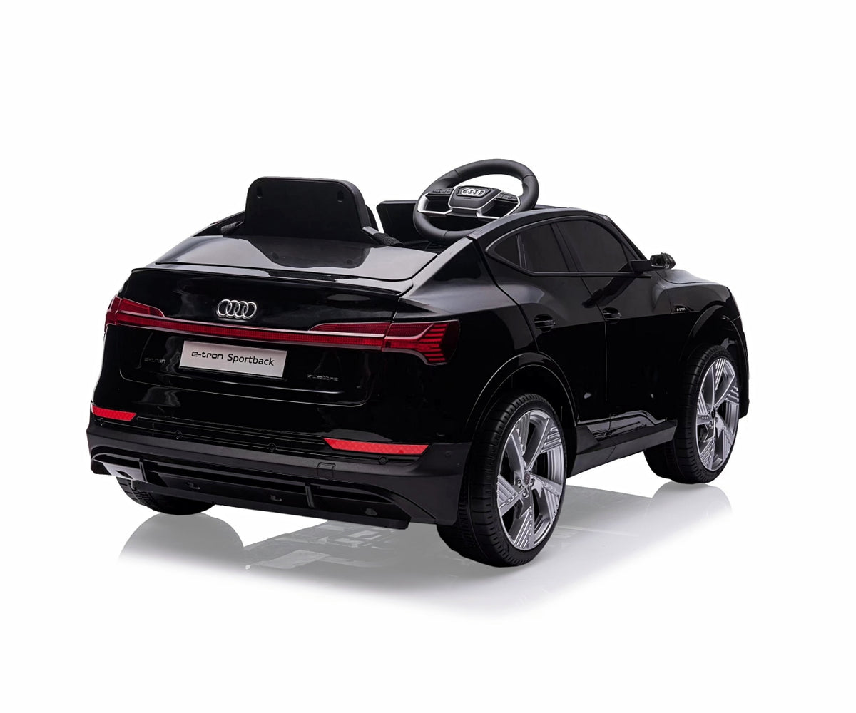 MILLY MALLY Audi E-Tron Sportback 4x4 akkumulátoros elektromos kisautó – Fekete