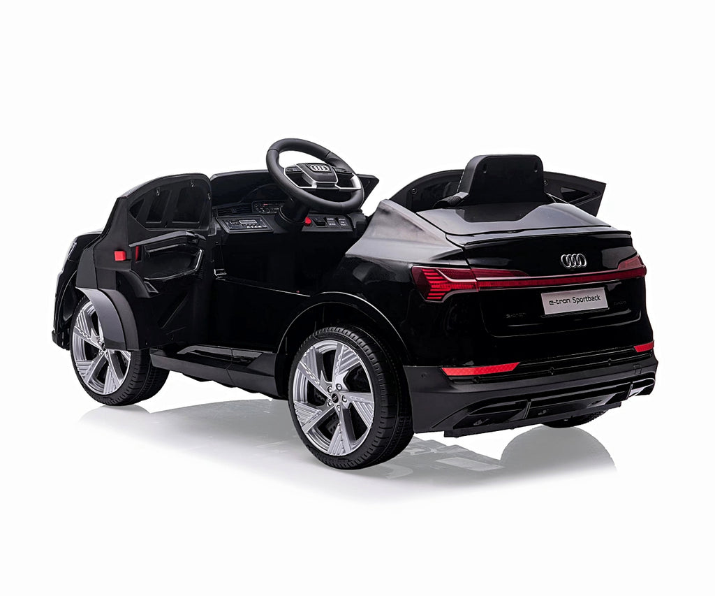 MILLY MALLY Audi E-Tron Sportback 4x4 akkumulátoros elektromos kisautó – Fekete