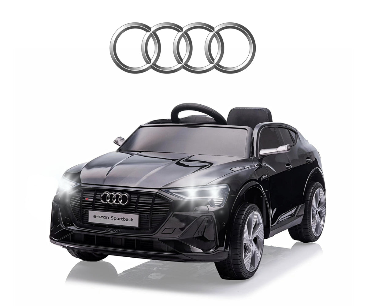MILLY MALLY Audi E-Tron Sportback 4x4 akkumulátoros elektromos kisautó – Fekete