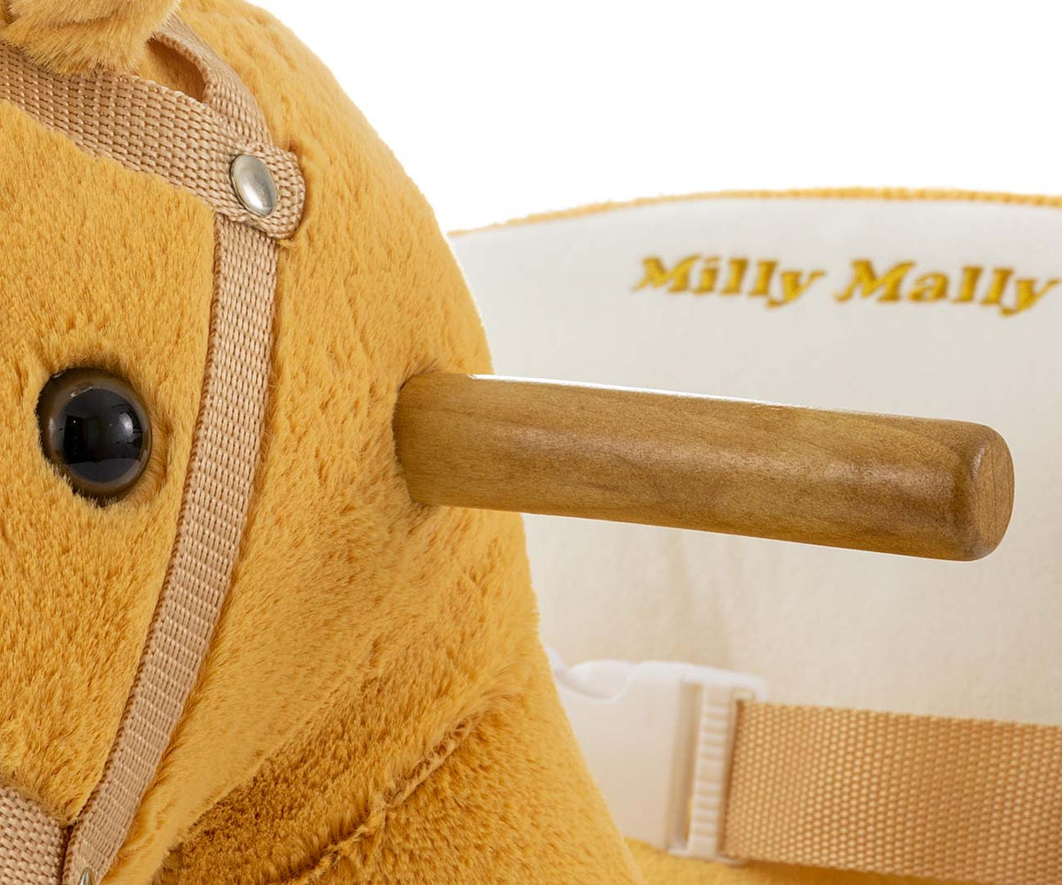 MILLY MALLY Polly 2 az 1-ben hintaló és gurulós játék – Világosbarna