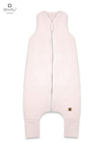 MIMINU Soft FLO bélelt, lábas hálózsák 80/98 cm – Púderrózsaszín