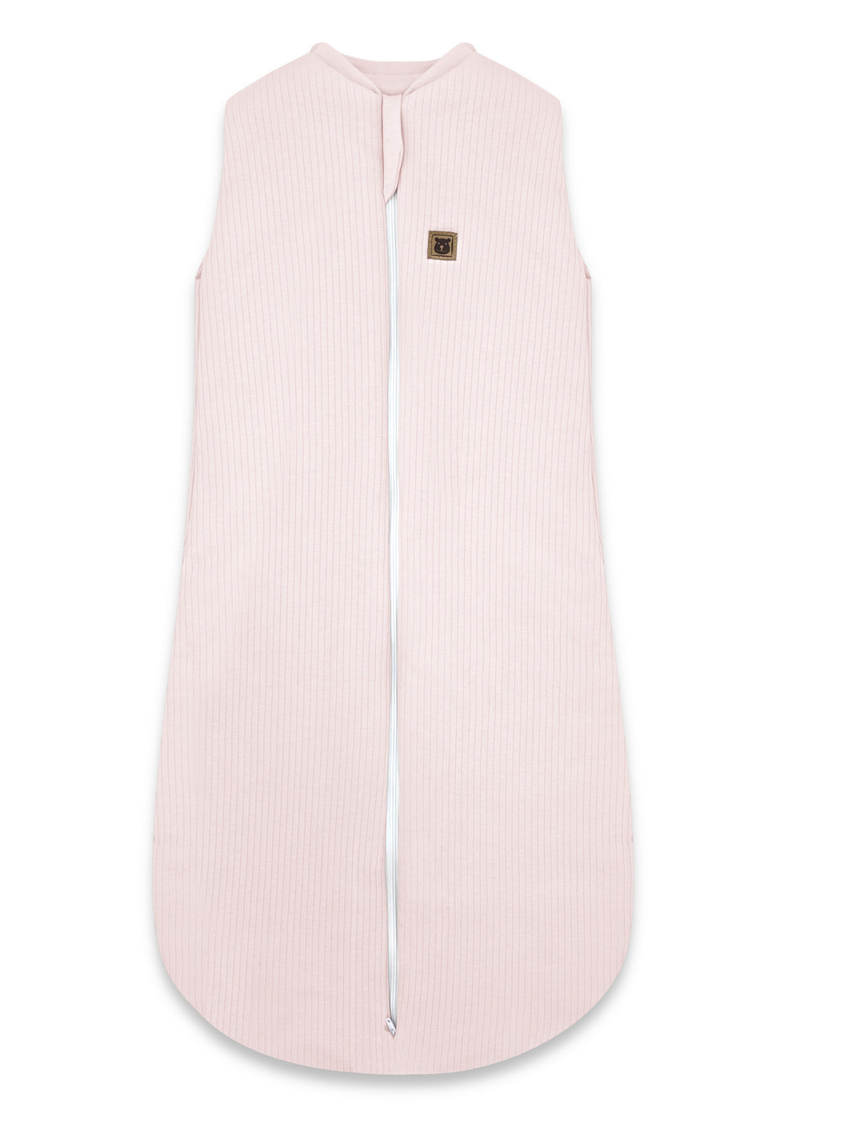 MIMINU Soft Teddy egész éves pamut babahálózsák 62–76 cm – Púderrózsaszín