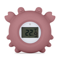 PETITE&MARS Caleb Crab digitális szilikon fürdőhőmérő – Dusty Rose