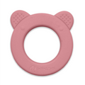 PETITE&MARS BEARY szilikon rágóka csörgővel – Dusty Rose