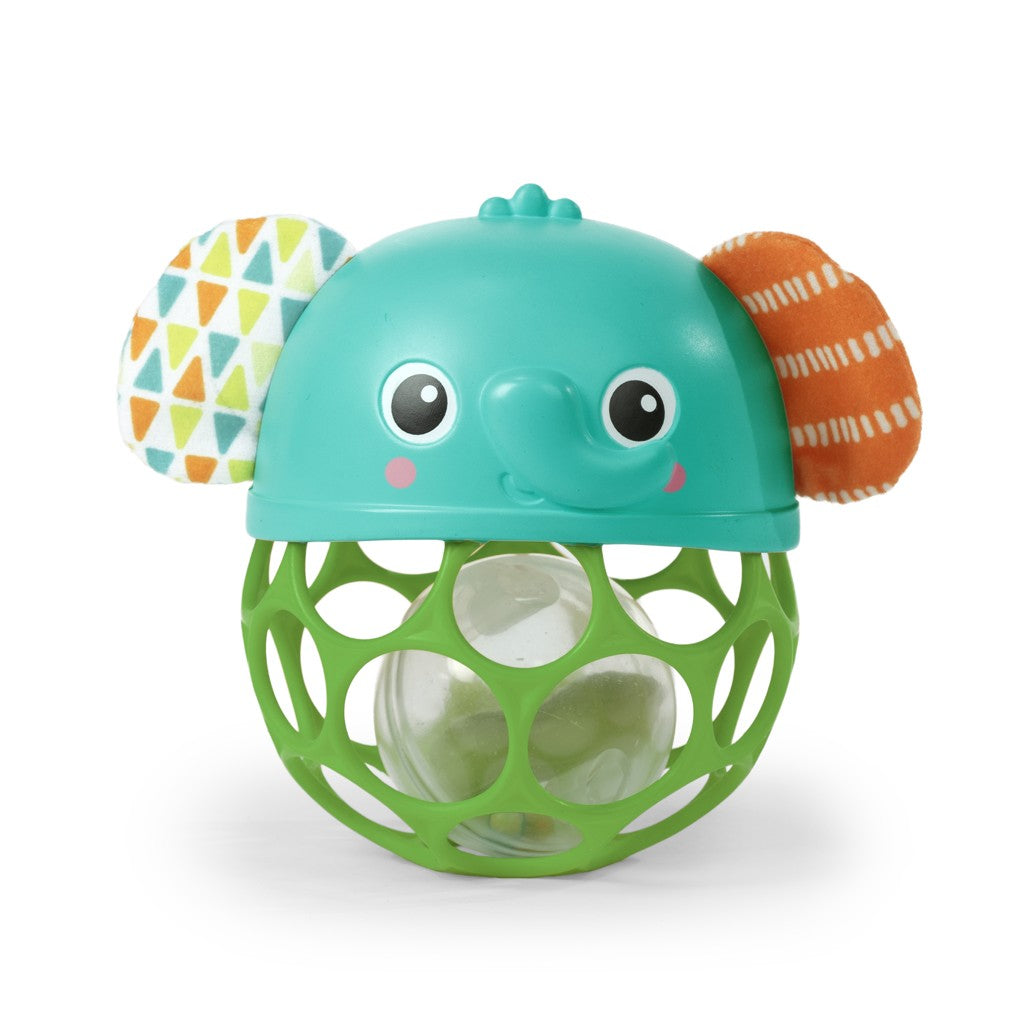 OBALL Giggle & Glow zenélő és világító elefánt – 3 hó+