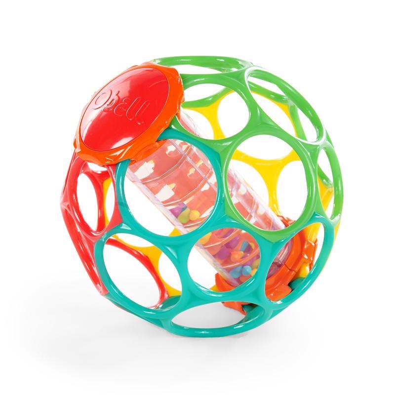 OBALL Rollin' Rainstick csörgős labda 15 cm – 3 hó+