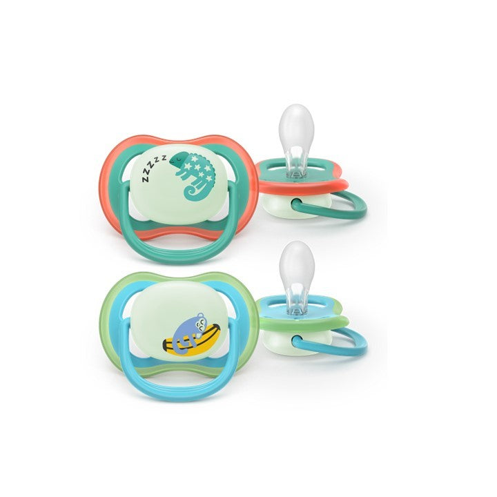 Philips Avent SCF376/28 Ultra Air Night cumi 6-18 hó – Kaméleon és Majom (2 db)