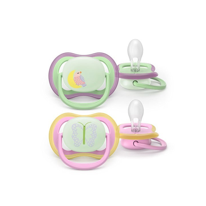 Philips Avent SCF376/29 Ultra Air Night cumi 6-18 hó – Hold és Pillangó (2 db)