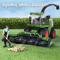 WOOPIE Mezőgazdasági játék kombájn 2 cserélhető adapterrel, hang- és fényhatásokkal – 25 cm