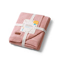 BabyOno pamut babatakaró flanel béléssel 75×100 cm – rózsaszín