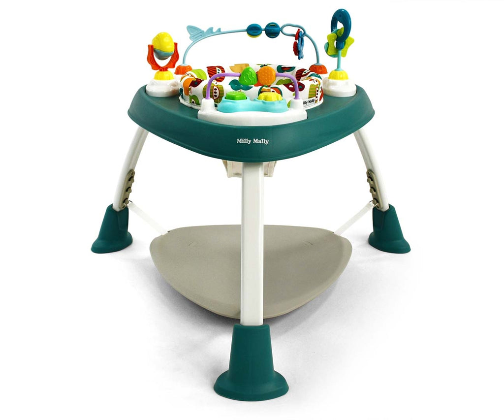 MILLY MALLY Bounzee multifunkciós ugráló és játékasztal – Zöld