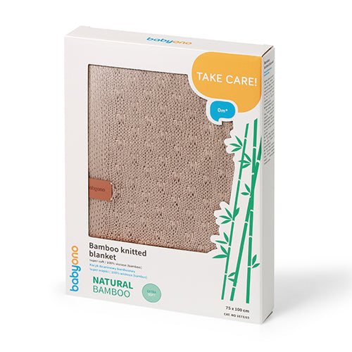BabyOno bambusz babatakaró 75 × 100 cm – bézs