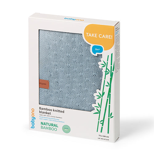 BabyOno bambusz babatakaró 75 × 100 cm – kék