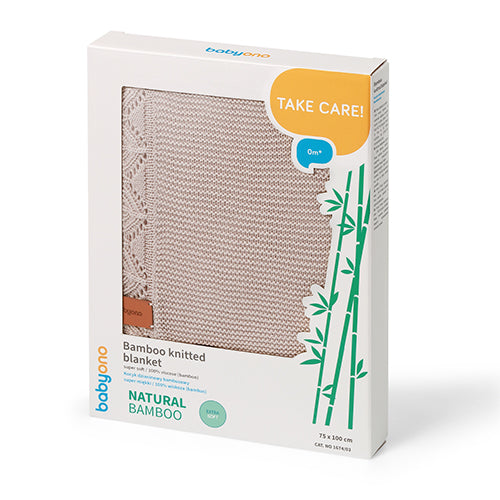 BabyOno bambusz babatakaró 75×100 cm – bézs
