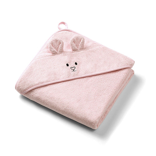 BabyOno bambusz babakifogó kapucnival 100×100 cm – rózsaszín
