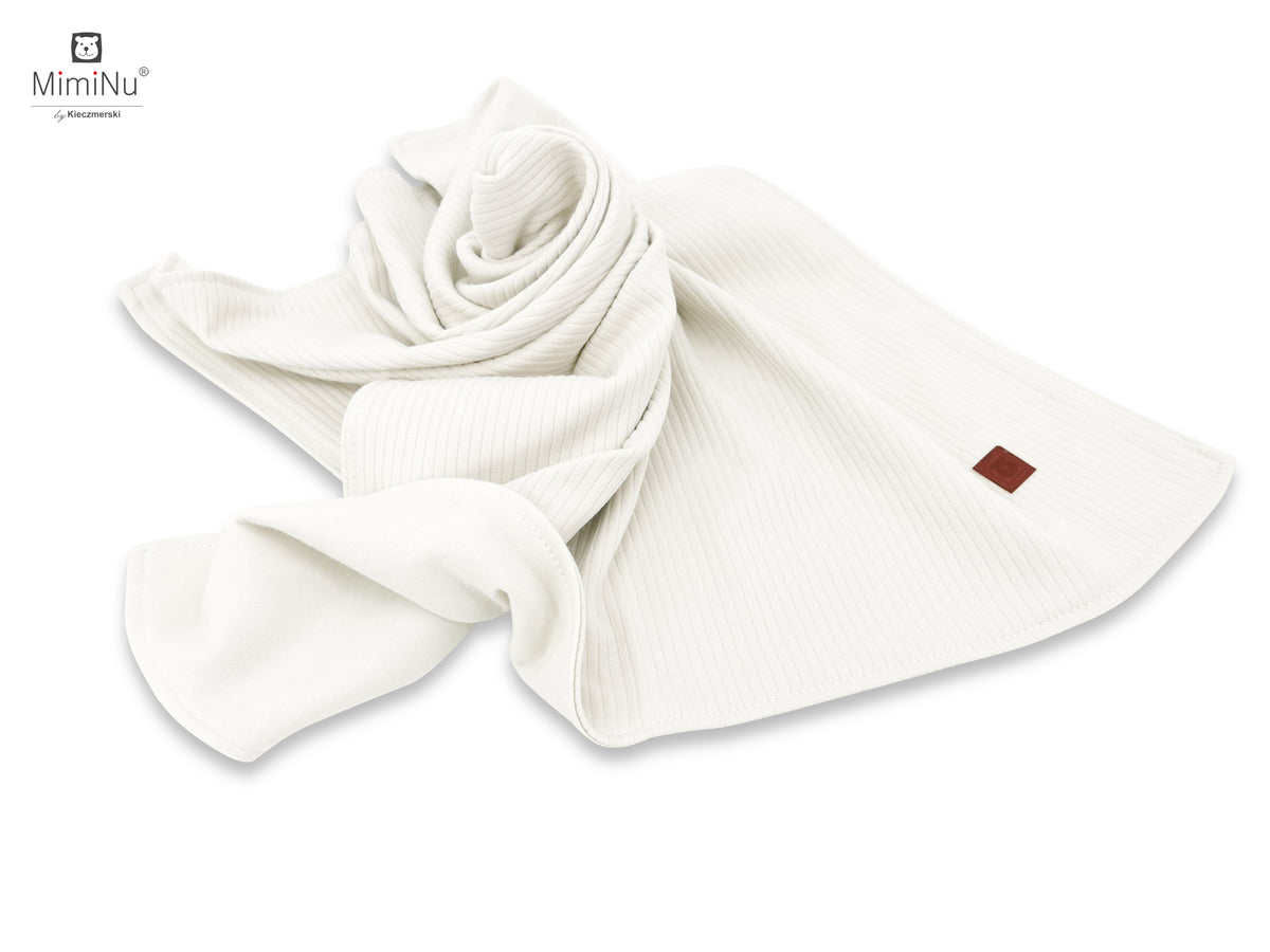 MIMINU Soft kétrétegű pamut babatakaró – Krémszínű, 75 × 100 cm