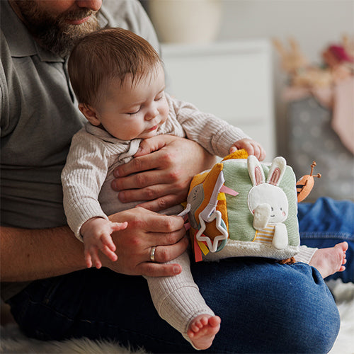 BabyOno NATURE szenzoros fejlesztőkocka babáknak