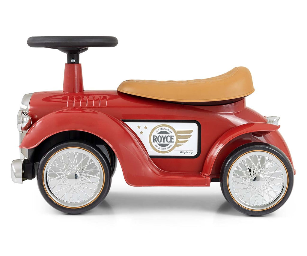 Milly Mally Royce retro bébitaxi dudával és tárolórekesszel – Burgundy