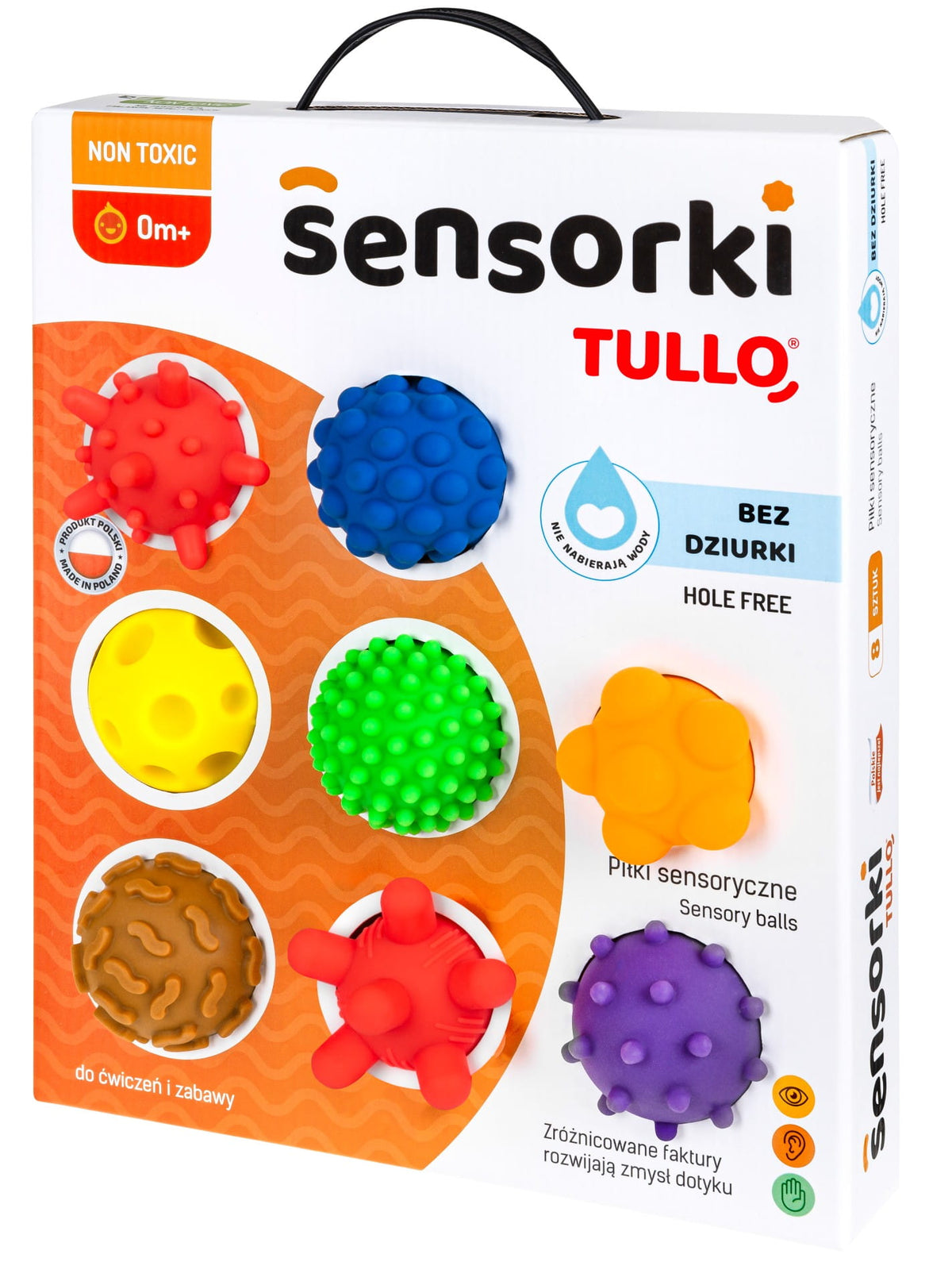 Tullo - Szenzoros labdaszett - 8 db
