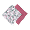 PETITE&MARS bambusz muszlin textilpelenka szett 2 db – Misty Pink Meadow 120×120 cm