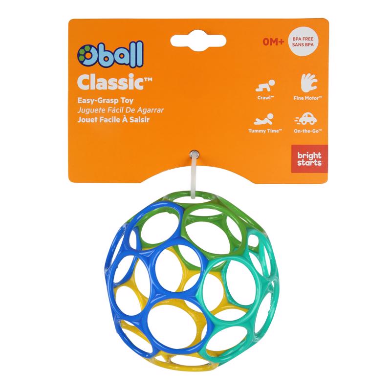 OBALL Classic labda 10 cm – Kék-zöld – 0 hó+