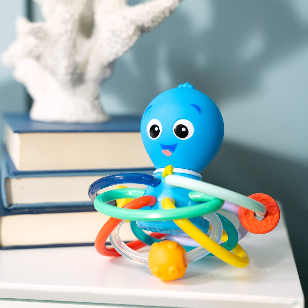 Baby Einstein Ocean Explorers Opus's Shake & Soothe polipos rágóka és csörgő