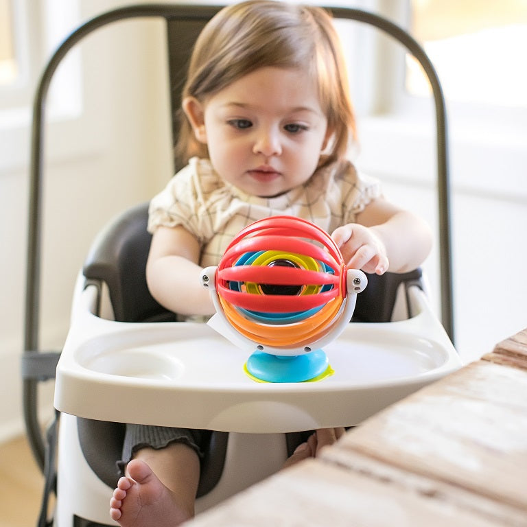 Baby Einstein Sticky Spinner forgó tapadókorongos fejlesztő játék 3 hónapos kortól