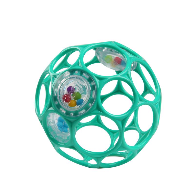 Oball csörgős labda 10 cm – Menta | 0 hónapos kortól
