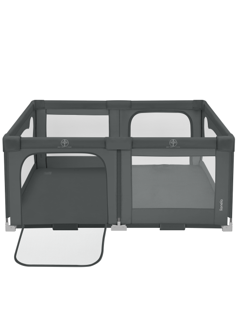 Lionelo Florence Easy Fold összecsukható járóka – Grey Graphite