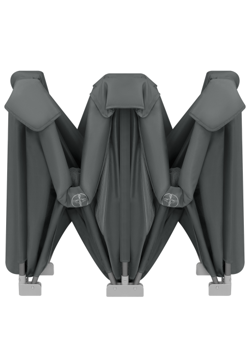 Lionelo Florence Easy Fold összecsukható járóka – Grey Graphite