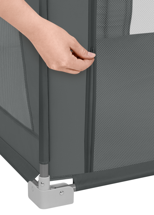 Lionelo Florence Easy Fold összecsukható járóka – Grey Graphite