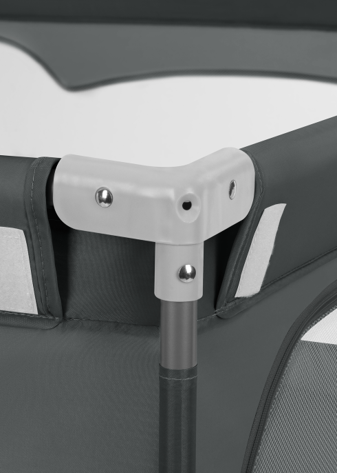 Lionelo Florence Easy Fold összecsukható járóka – Grey Graphite